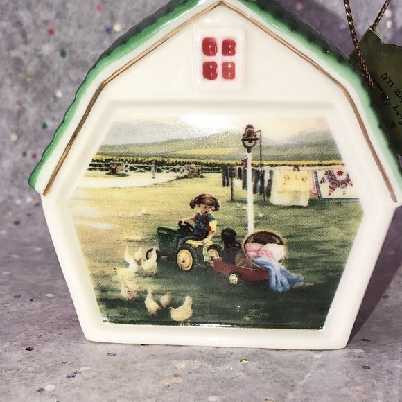John Deere Ornament Danbury Mint Mommy’s Little Helper - Picture 1 of 10
